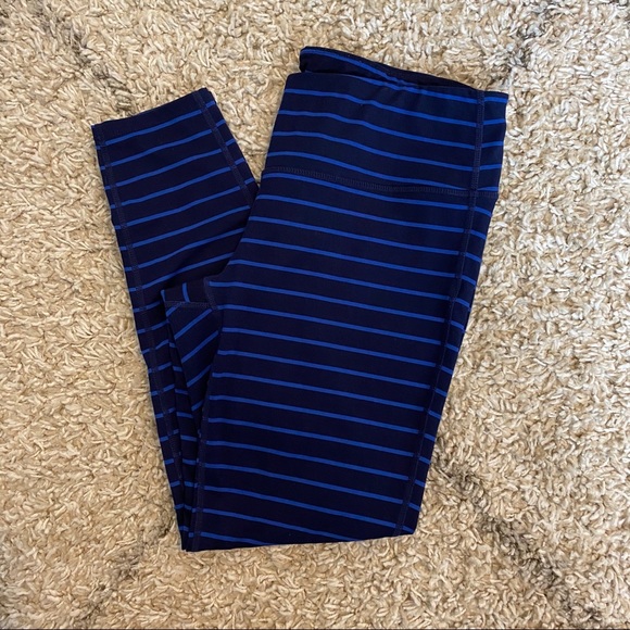 Athleta | Blue Chaturanga Tights | Sz LP (Petite) - Picture 3 of 8